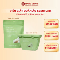 Viên giặt Nhật 5 in 1 Scent Lab giúp làm sạch quần áo nhanh, lưu hương lâu