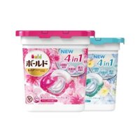 Viên Giặt Nhật Bản Hương Hoa Tươi Mát Hồng - Xanh 12viên