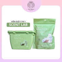 Viên Giặt Quần Áo Scent Lab 5in1 Nhật Bản Giặt Xả Quần Áo Thơm Lâu Tiện Lợi Hộp 30 Viên