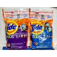 Viên giặt Tide Pods Mỹ ( 3 in 1 ) túi 42 viên