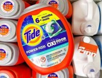 Viên giặt Tide Ultra OXI Power PODS with Odor Eliminators Laundry Detergent 63 viên