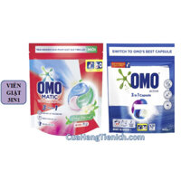 VIÊN GIẶT TIỆN LỢI OMO 3 IN 1 GÓI 30 VIÊN 315 Gr