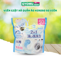 Viên giặt xả 2in1 kết hợp nước giặt và nước xả nội địa Nhật Bản - Gyomu Japan