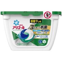 Viên giặt xả Ariel 3D 18 viên xanh lá