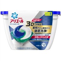 Viên giặt xả Ariel 3D 18 viên xanh dương
