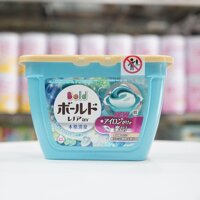 Viên Giặt Xả Bold Gell Ball 3D 2in1 Siêu Thơm Siêu Sạch Hàng Nội Địa Nhật Hộp 18 Viên - BOLD XANH