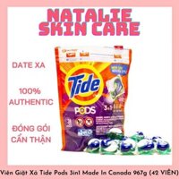 Viên Giặt Xả Tide Pods 3 in 1 Made In Canada 967g (42 VIÊN)