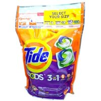 Viên giặt xả Tide Pods 3 trong 1 - gói 42 viên