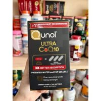 Viên hỗ tim mạch ngăn ngừa tai biến - đột quỵ Qunol Ultra Coq10 100mg 60 viên CHÍNH HÃNG MỸ