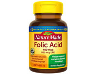 Viên Hỗ Trợ Bổ Sung Acid Folic 400mcg Nature Made 250 Viên