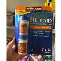 Viên hỗ trợ ngon Nighttime Sleep Aid Doxylamine Succinate Kirkland chuẩn Mỹ