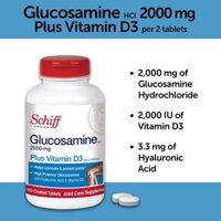 Viên Hỗ Trợ Sụn Khớp Schiff Glucosamine MSM và D3 - 150 Viên [ Chuyên Hàng Mỹ ]🇺🇸