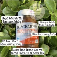 Viên hỗ trợ xương khớp Glucosamine Úc - Blackmores Glucosamine Sulfate 1500mg One-A-Day 180 viên