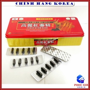 Viên Hồng Sâm Nhung Hươu Linh Chi Hàn Quốc Hộp 120 viên