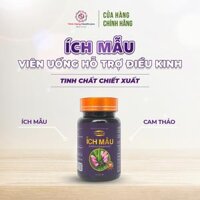 Viên Ích mẫu Trịnh Năng - hỗ trợ điều kinh, bổ huyết, giảm đau bụng, lưu thông tuần hoàn Lọ 50v