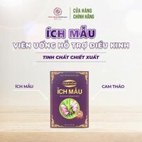Viên Ích mẫu Trịnh Năng - hỗ trợ điều kinh, bổ huyết, giảm đau bụng, lưu thông tuần hoàn Hộp 24v