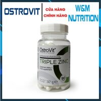 Viên kẽm Ostrovit Triple Zinc 90 viên 15mg - Bao gồm kẽm Picolinate + Gluconate + Citrate