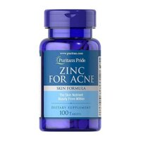 Viên Kẽm Trị Mụn Zinc For Acne Puritan’s Pride