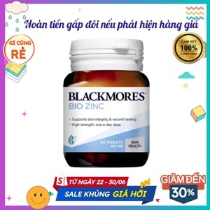 Viên kẽm tự nhiên Blackmores Bio Zinc 84 viên