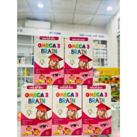 Viên kẹo bổ não omega 3 brain từ dầu gấc, hoa anh thảo, việt quất giúp tăng trí nhớ, tăng thị lực - Chai 60 viên