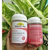 Viên kẹo dẻo biotin 5mg Nature's Way - hàng xách tay Úc