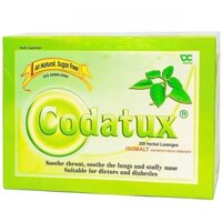 viên kẹo ngậm Codatux giảm ho, long đờm, giảm đau rát họng, khản tiếng do ho