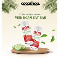 Viên kẹo ngậm sắt bầu vị dâu Úc Iron Melts Chewable Tablets 50 viên