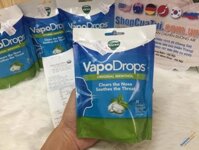 Viên kẹo ngậm trị ho và viêm họng Vicks VapoDrops Original Menthol Lozenges 24 Pack