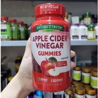 Viên kẹo nhai giấm táo giảm cân Apple Cider Vinegar Gummies 120 viên