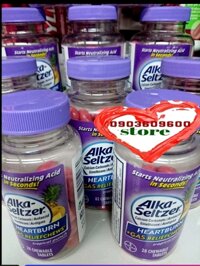 VIÊN KẸO NHAI TRỊ BAO TỬ ALKA-SELTZER HEARTBURN + GAS RELIEFCHEWS (32 viên)