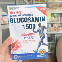Viên khớp Jointcare Bonemax GLUCOSAMIN 1500, bổ sung dưỡng chất cho khớp, giảm viêm, thoái hóa khớp,[ Hộp 60 Viên]