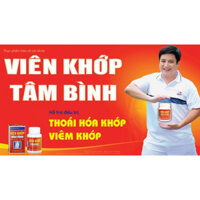 Viên khớp TÂM BÌNH hỗ trợ mạnh gân cốt, thoái hóa khớp,đau nhức xương khớp chai 60 viên