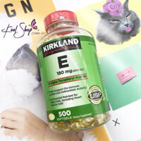 Viên Kirkland Vitamin E Mỹ 500v giúp da mịn màng, tươi trẻ❤️