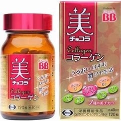 Viên làm đẹp da, xoá vết thâm BB Chocola Collagen 120 viên