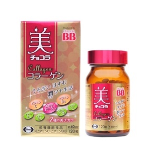 Viên làm đẹp da, xoá vết thâm BB Chocola Collagen 120 viên