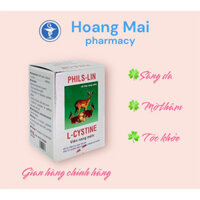 Viên làm đẹp L-cystine 500mg PHILS-LIN giúp đẹp da, tóc, móng hộp 60 viên - Chính hãng