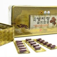 VIÊN LINH CHI HÀN QUỐC KGS - LINHZHI MUSHROOM GOLD CAPSULE 120 VIÊN