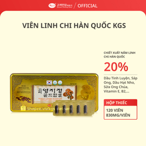 Viên linh chi Hàn Quốc KGS 830mg x 120 viên