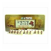 Viên Linh Chi KGS Korean Linhzhi Mushroom Extract Gold Capsule Hộp Thiếc 120 Viên