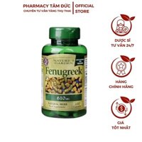 Viên lợi sữa cỏ cà ri Nature’s Garden Fenugreek 610mg của Anh hộp 100 viên - Nhà Thuốc Tâm Đức