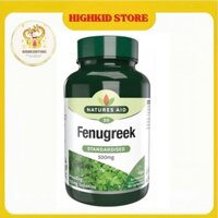 Viên lợi sữa Cỏ Cari Fenugreek 500mg Anh 90 viên