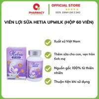 Viên Lợi Sữa HETIA UPMILK hộp 60 viên