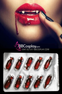 Viên Máu Giả - Viên Con Nhộng Máu Giả - 1 Viên