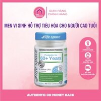 Viên men vi sinh cho người lớn trên 60 tuổi Life Space - Life Space Probiotic For 60+