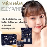 Viên Nám Trắng Da Sạch Nám ELLY WHITE hỗ trợ chăm sóc sức khỏe sắc đẹp Hộp 60 viên - vinmask