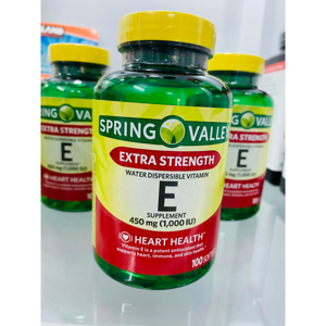 Viên nang bổ sung Vitamin E Spring Valley 100 viên