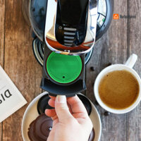 Viên nang cà phê Harborhaven có thể tái sử dụng bằng thép không gỉ an toàn có thể nạp lại Bộ lọc viên nang cà phê cho quán cà phê