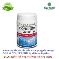 Viên nang dầu hải cẩu biển Bắc Cực nguồn Omega 3-6-9 và DPA, EPA, DHA tự nhiên tốt nhất, hàm lượng vượt trội dầu cá nhiều lần