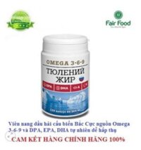 Viên nang dầu hải cẩu biển Bắc Cực nguồn Omega 3-6-9 và DPA, EPA, DHA tự nhiên tốt nhất, hàm lượng vượt trội dầu cá nhiều lần