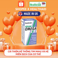 Viên nang Health Aid Vegan Omega 3-6-9 Capsules (Hộp 60 viên)